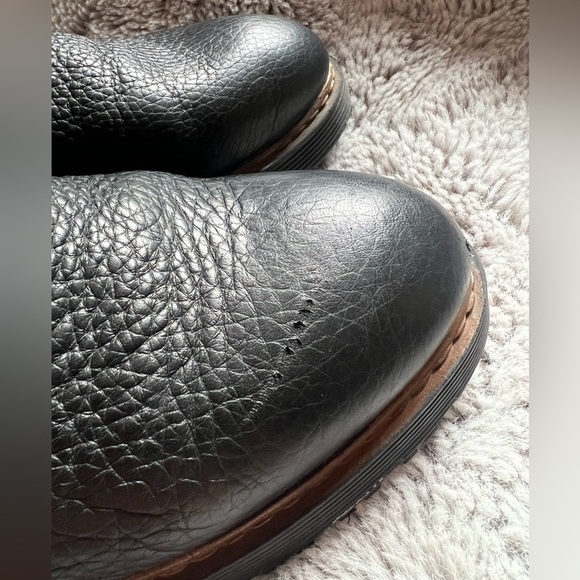 BLACK Leather Unisex Euro Size 40 Chelsea Ankle Boots - Picture 8 of 8